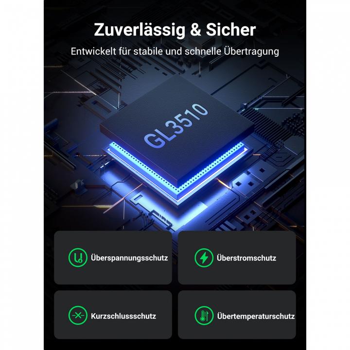 Image du produit Ugreen multifunction HUB 7in1 (USB-C, 8 Ports)