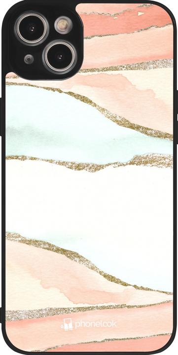 Produktbild PhoneLook Hülle Silikon schwarz Shimmering Orange (Apple iPhone 15 Plus)