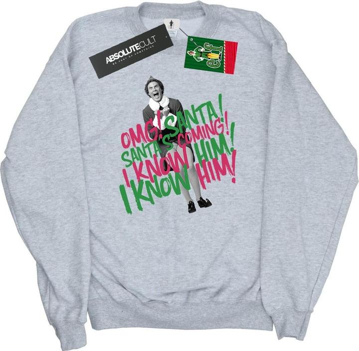 Image du produit Elf - Sweat SANTA'S COMING - Femme (XL)