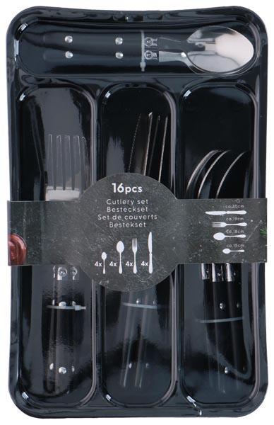 Produktbild Edco Cutlery set 16pc in tray (16 Stk., Besteck Set)