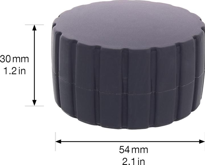 Immagine prodotto Fermaporta a pavimento Vite o colla ø 54x30 mm