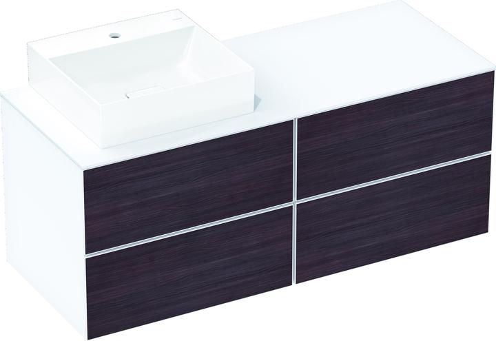 Produktbild hansgrohe Xelovos E Handwaschbecken, ohne Überlauf, 500x480mm, SmartClean, geschliffen, mit Ablaufg (480 mm, 500 mm)