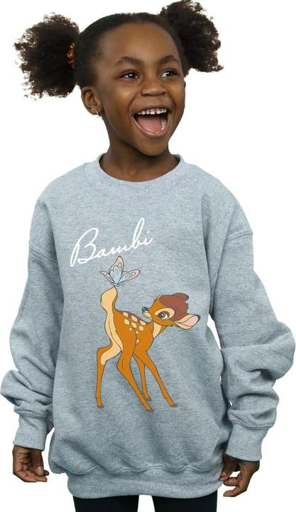 Actual product image Disney Girls Bambi Butterfly Tail Sweatshirt (140, 146)
