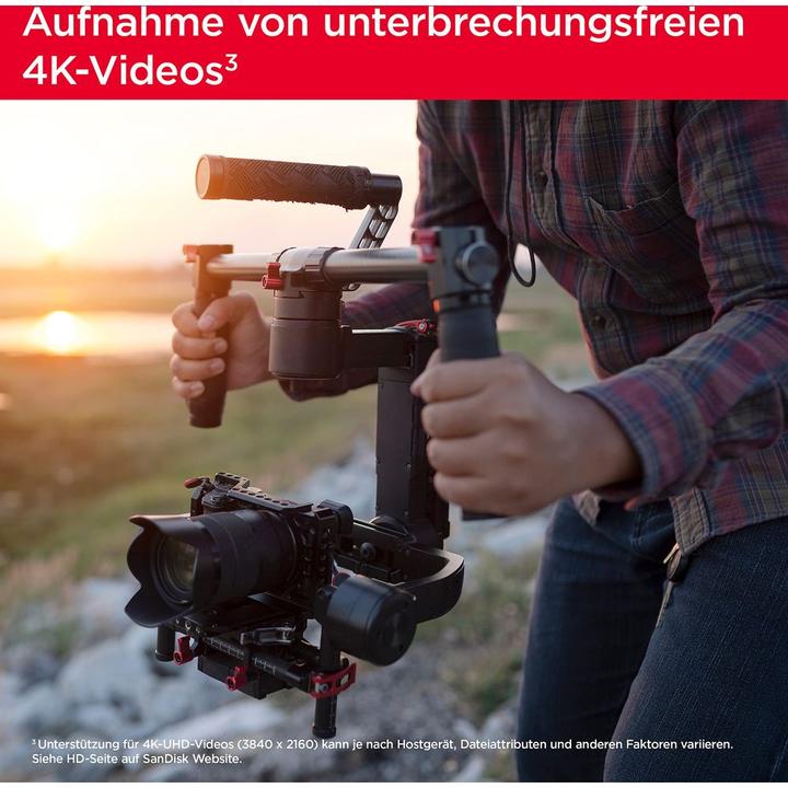 Productafbeelding SANDISK Extreme SDXC /s UHS-I U3 (64 GB, SDXC, U3, UHS-I)