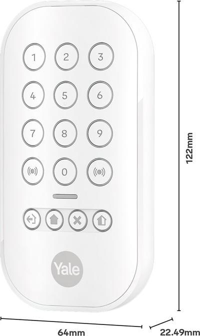 Actual product image Yale Zestaw inteligentnego alarmu z syreną - 6 elementów
