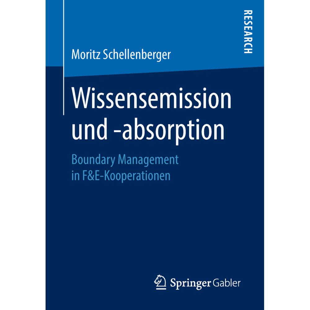 Wissensemission und -absorption, Fachbücher von Moritz Schellenberger