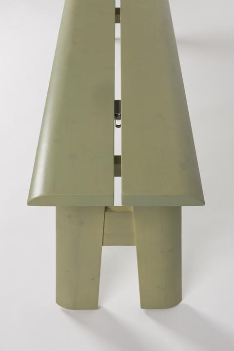 Actual product image Zuiver Outdoor Bench Avenue Desert Sage