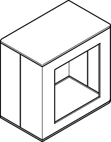 Produktbild effeff EFF 1385EG1-7--0400 GehÃ¤use GIRA Profil 55 1-Fach weiÃ 87x86 (Gehäuse)