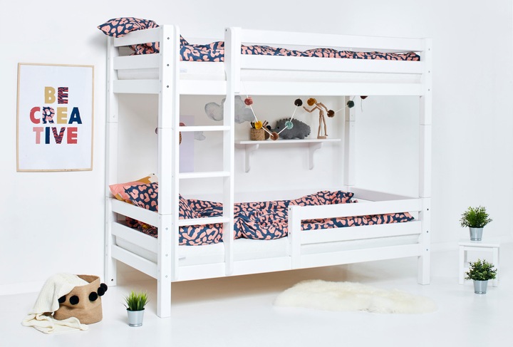 Immagine prodotto Hoppekids Letto a castello a soppalco di lusso ECO con protezione anticaduta e scala dritta (90 x 200 cm)