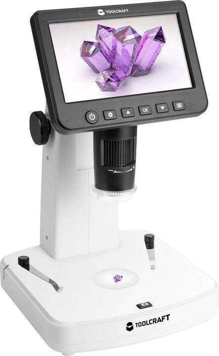 Actual product image Toolcraft TO-9076404 12.7 cm (5-inch) LCD digital microscope with Polaris