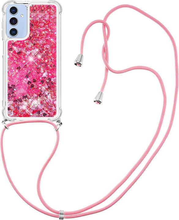 Actual product image Cover-Discount Galaxy A17 / A26 - Glitzer Hülle mit Kordel (Samsung Galaxy A26, Samsung Galaxy R)
