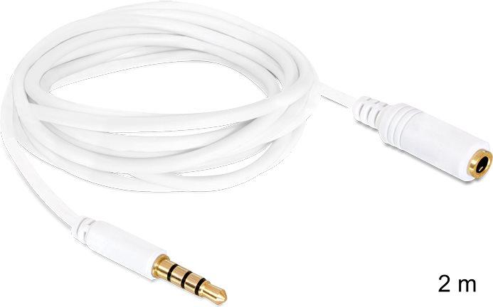 Delock 3.5mm jack - 3.5mm jack (2 m, 3.5mm jack (AUX))