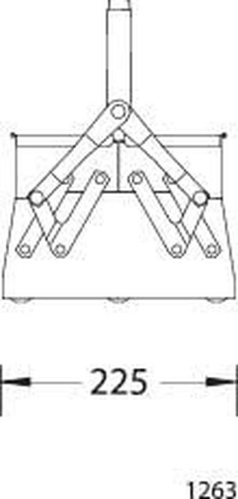Produktbild Gedore 1263 L Werkzeugkasten, leer, 3 Fächer, 160x420x225 mm (1 Teil)