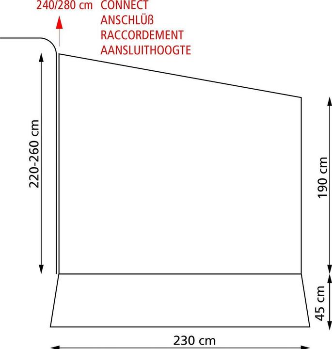 Produktbild Eurotrail Narvik 400 (Vorzelt, 9.60 kg)