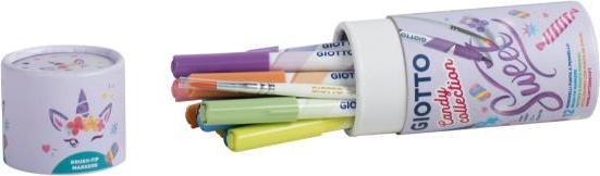 Produktbild Giotto Packung mit 12 Candy Soft Markern (13x)