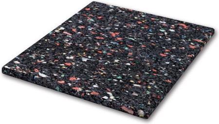 Heco Terrassen Pads Gummi Rutschfest 3 mm 60 Stk. ( 49770 ) (60 Schrauben pro Stück)