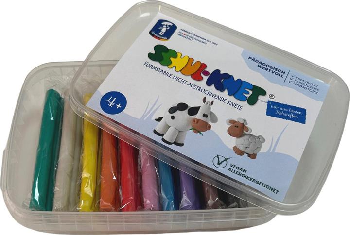 Produktbild Feuchtmann Schulknete 10x 45g Big Schoolbox 10 Farben