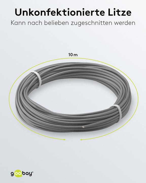 Productafbeelding Aquatuning Koperdraad geïsoleerd 1x0,14mm² (10 m)