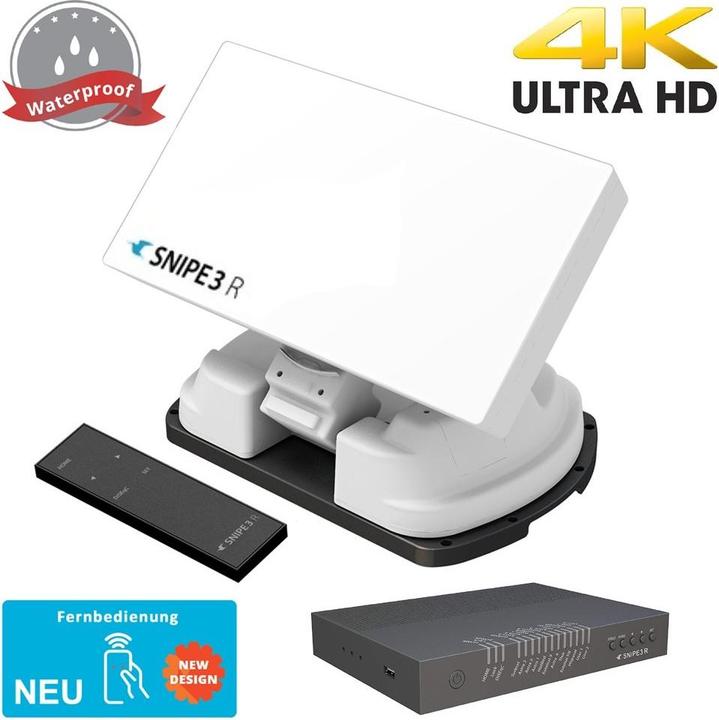Image du produit Selfsat Bécassine sourde 3 R Twin (Antenne plate, 33.70 dB, DAB/DAB+, DVB-T / -T2, LTE, WiMAX, 3G / 2G / GSM)