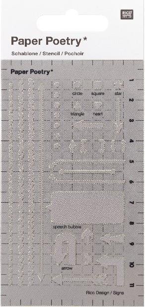Immagine prodotto Rico Design Stencil.Bullet Diary,frecce.99001.76.34