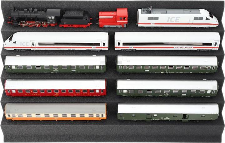 Produktbild Feldherr Zugliege Spur H0 Schaumstoffeinlage für Modelleisenbahnen (Schaumstoff)