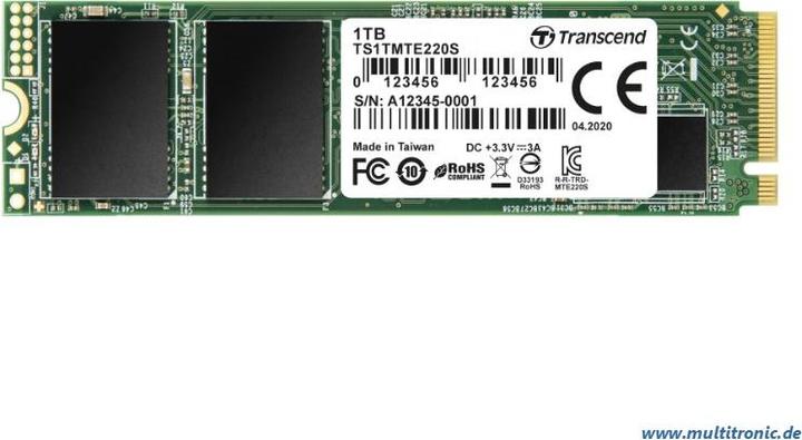 Produktbild Transcend 220S (1000 GB, M.2 2280)