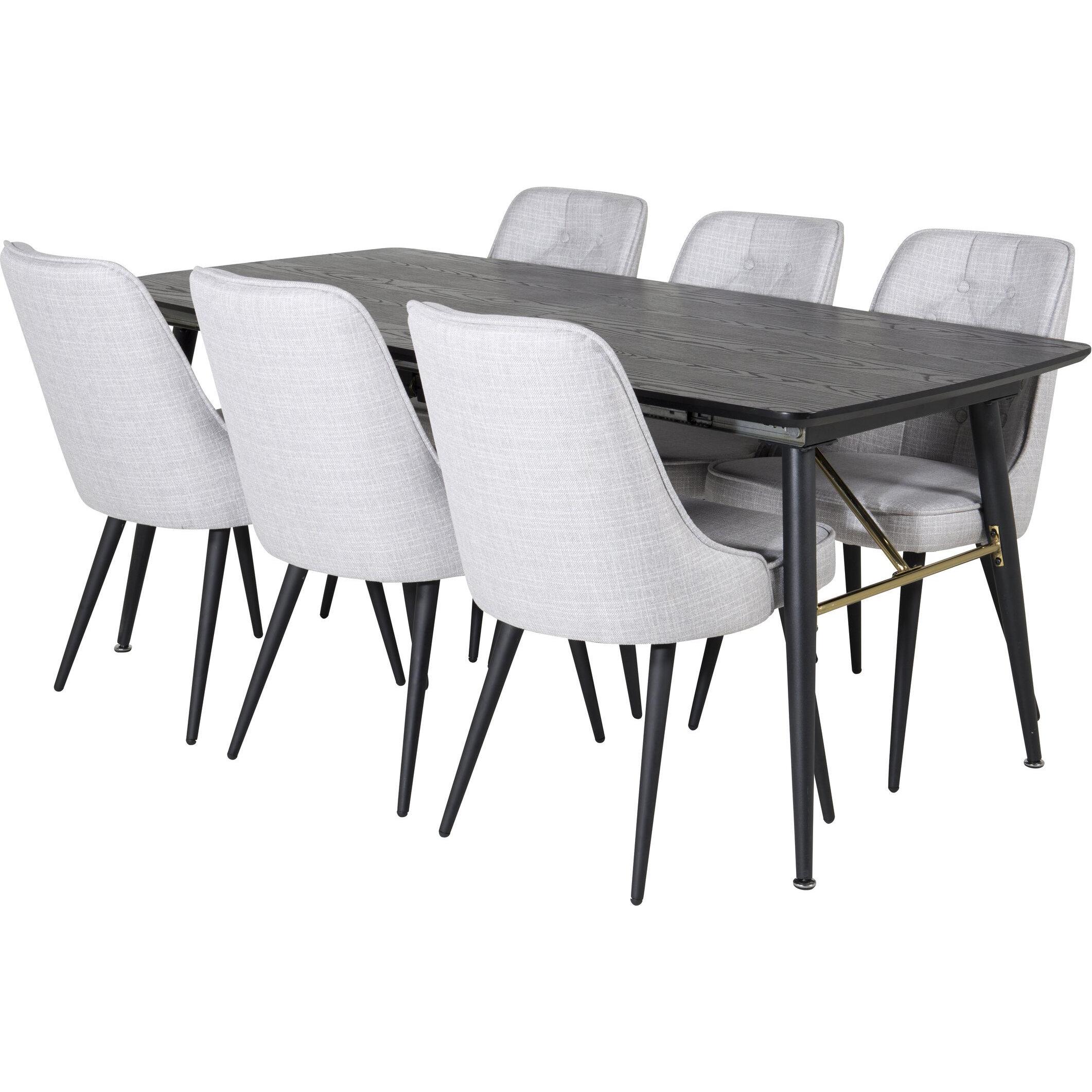 Thumbnail - Venture Home, Esstisch, Gold, Velvet Deluxe