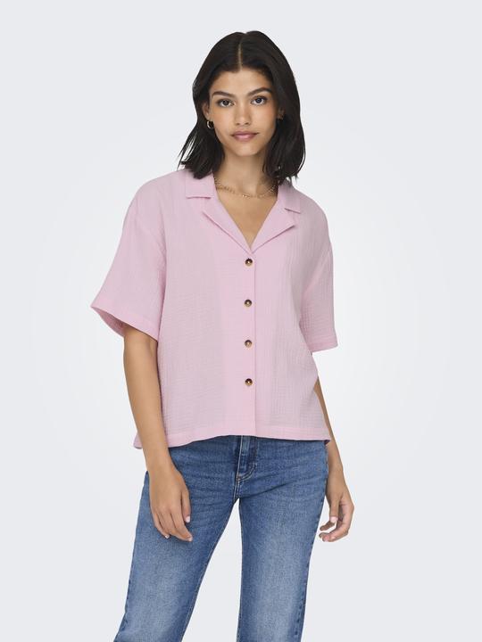 Produktbild JdY Locker geschnitten Resort Kragen Tief angesetzte Schulter Hemd Hemd (S)