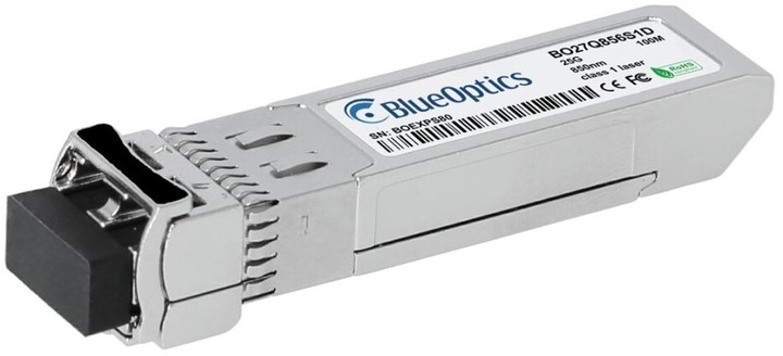 Produktbild BlueOptics 10501. SFP Transceiver-Typ: Faseroptik, Maximale Datenübertragungsrate: 25000 Mbit/s, Schnittstelle: