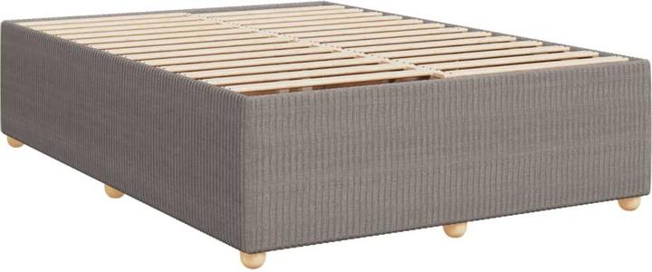 Produktbild vidaXL Bo x springbett mit Matratze 140 x 200 cm Stoff (140 x 200 cm)