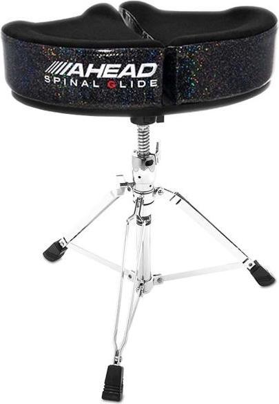 Actual product image Ahead SPG-BS-3 Drum Stool Black Sparkle (Drummer's seat)