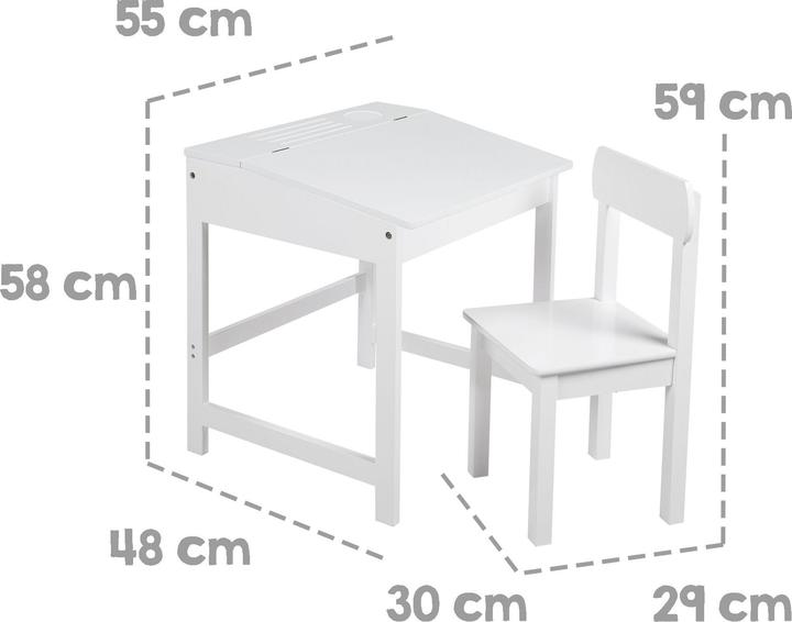Produktbild Roba Schulpult mit Stuhl (Kindertisch)