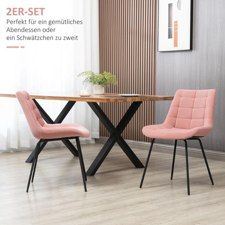 Actual product image Homcom Dining chair with soft upholstery