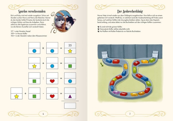 Actual product image Ravensburger Mitternachtskatzen: Das grosse Rätselbuch Vielfältige Rätsel und Knobeleien für (German, Elena Bruns, 2023)