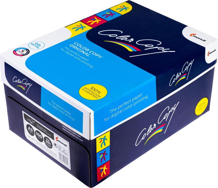 Monti ColorCopy paper A3, bright white, woodfree (100 g/m², 2000 x, A3)