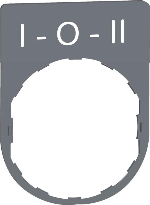 Actual product image Schneider Electric Label holder 30x40mm, with lettering ZBYP2186C0
