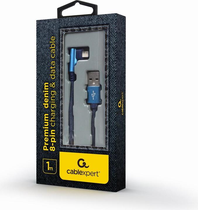 Actual product image Gembird Prem. jeans Type-C USB cable 1m (1 m, USB 2.0)