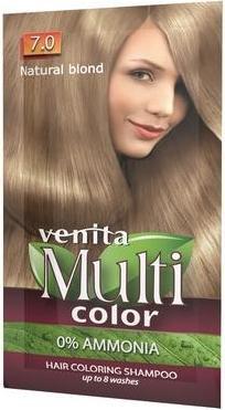 Produktbild Venta Venita Multicolor Shampoo Colouring 7.0 Naturalonde 40G (Flüssiges Shampoo)