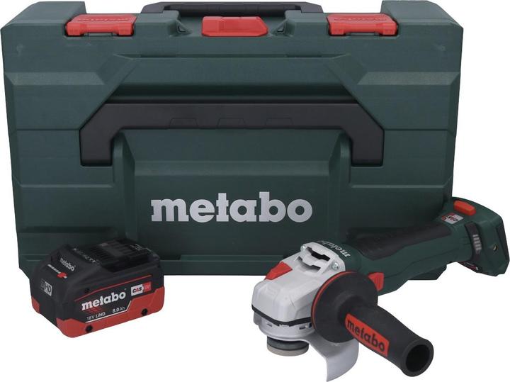 Produktbild Metabo WB 18 LT BL 11-125 Quick Akku Winkelschleifer 18 V 125 mm Brushless + 1x Akku 8,0 Ah + metaB (125 mm)