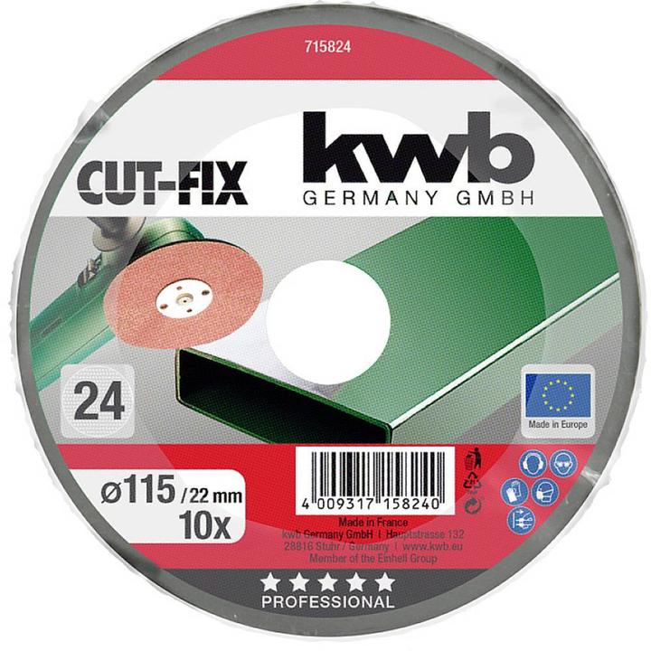 Produktbild kwb Cutfix Fiberscheiben 115/K24 (24)