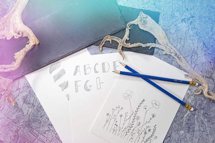 Image du produit Idena Crayon HB 4 pièces avec pointe de gomme FSC100%. (2 mm, HB, 4 x)