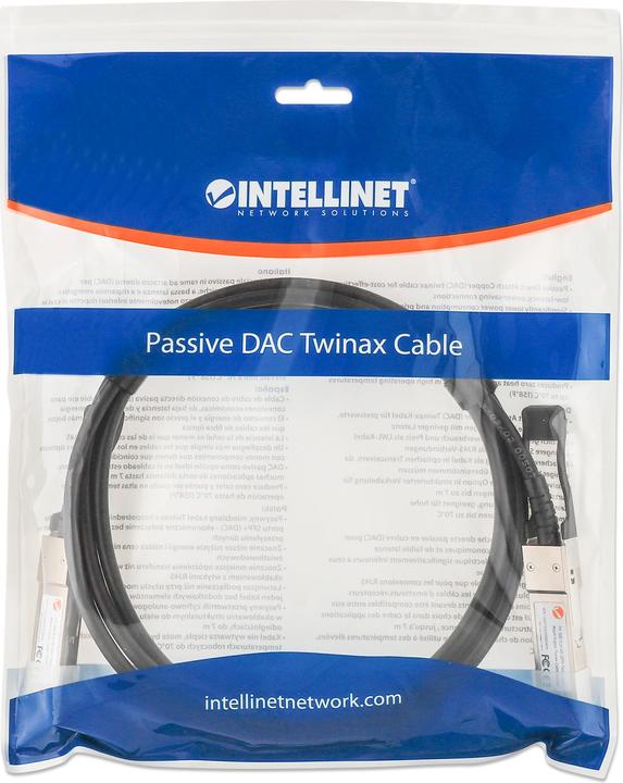 Immagine prodotto Intellinet Cavo Twinax DAC passivo QSFP+ 40G da 2,0 m MSA-conf (CAT6, 2 m)