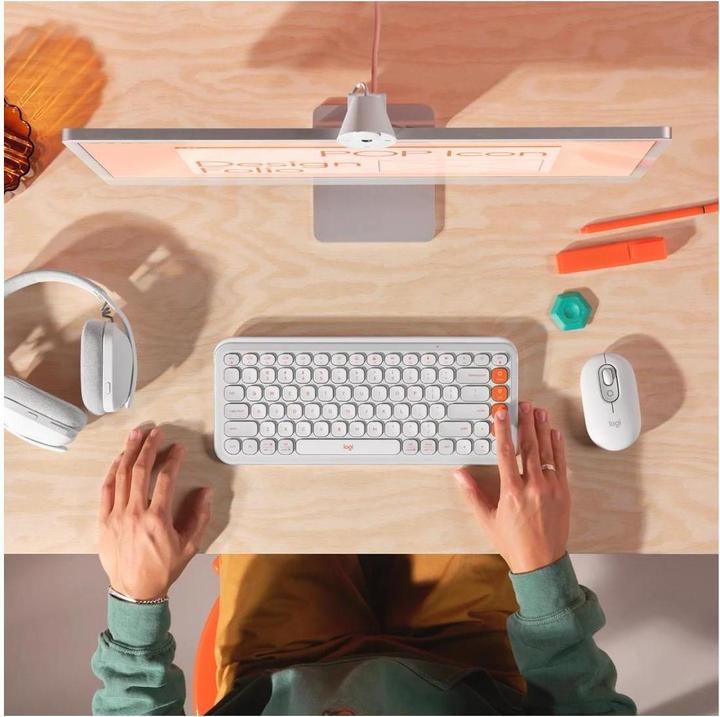 Actual product image Logitech Pop Icon Keys (Eng. Int., Wireless)