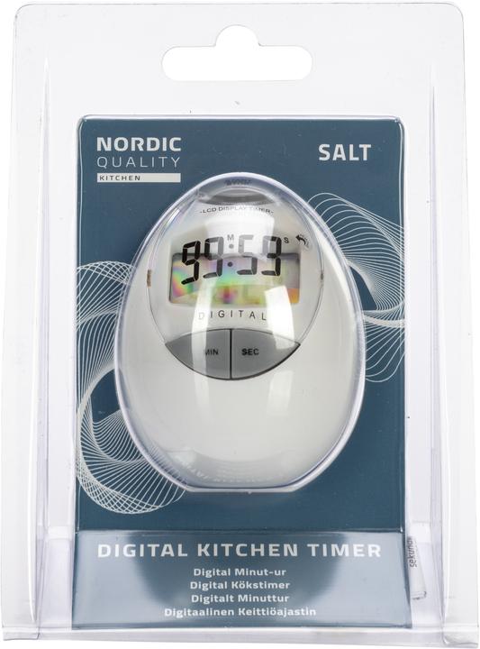 Productafbeelding Nordic Quality Salt Digitale keukenwekker - Wit