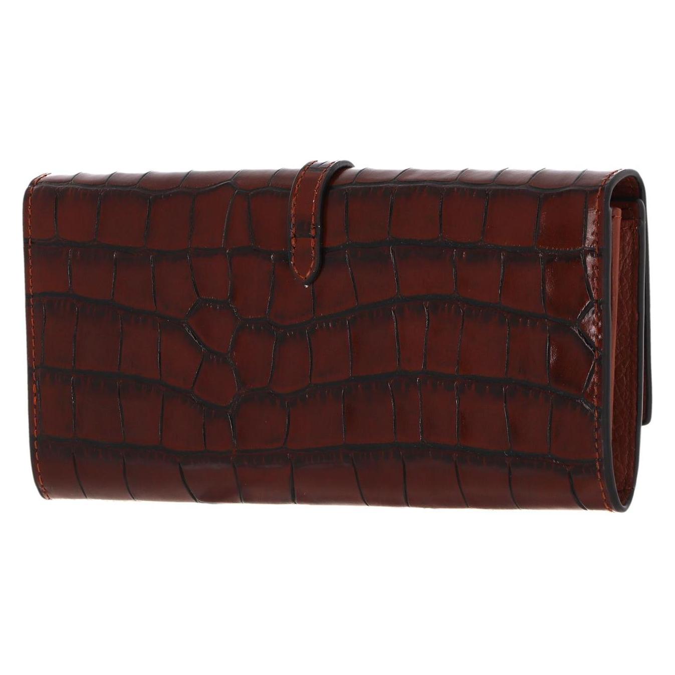 Coccinelle, Damen, Portemonnaie, Cosima Croco Wallet, Braun