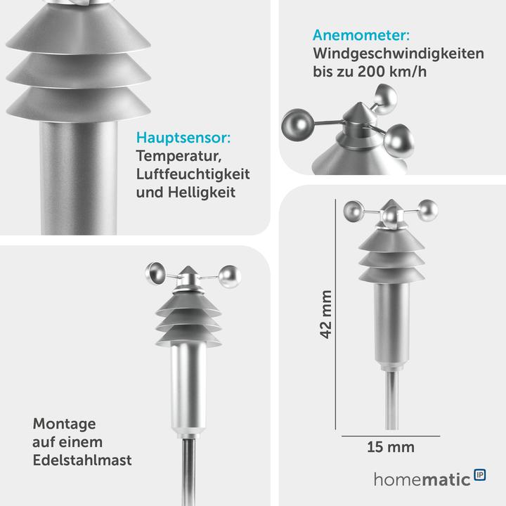 Produktbild Homematic IP Funk-Wettersensor - basic