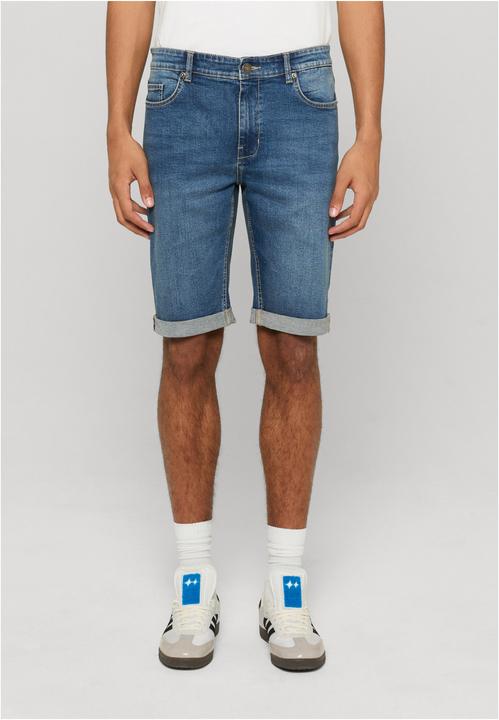 Image du produit Urban Classics Basic Slim Fit Jeans Shorts mid deep blue washed 30 (30)