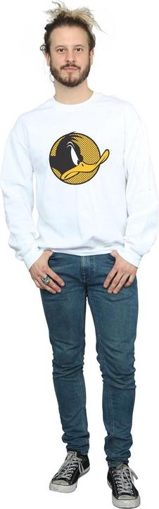 Produktbild Looney Tunes Daffy Duck Dotted Profile Sweatshirt (L)