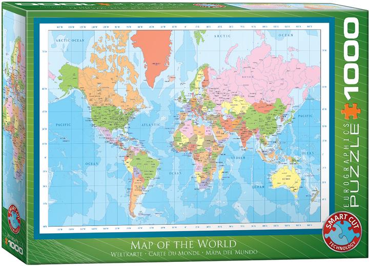 Eurographics Weltkarte (1000 Teile)