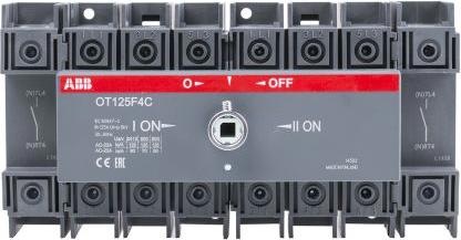 ABB Changeover Switch Manual 4 Pole 125 Amp